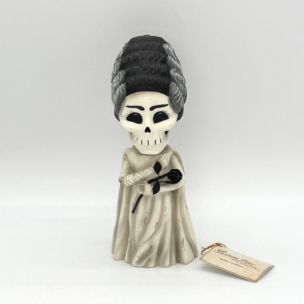 Bethany Lowe Shelley Skelly Bride Of Frankenstein Skeleton Halloween Figure NEW